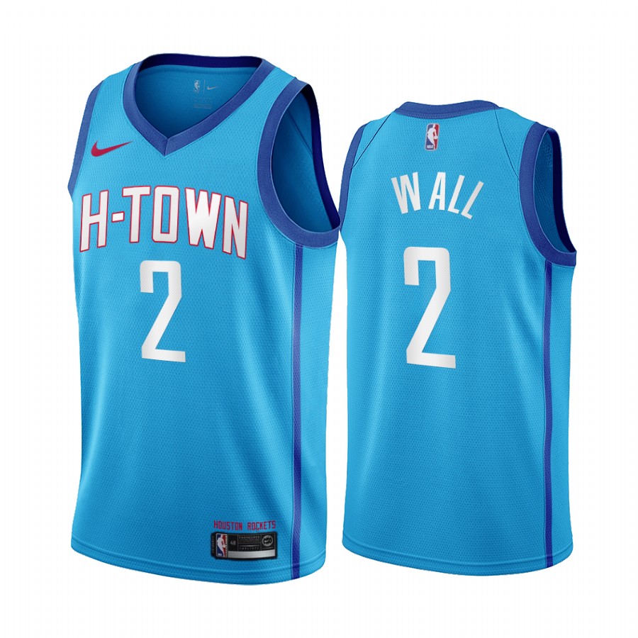 John Wall Houston Rockets 2020-23 Blue City Jersey 2020 Trade