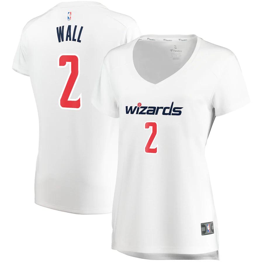 John Wall Washington Wizards Fanatics Branded Women's Fast Break Player Jersey - Association Edition - White