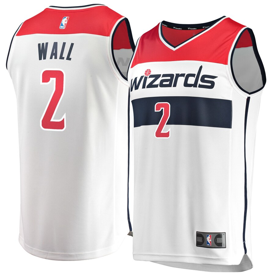 John Wall Washington Wizards Fanatics Branded Youth Fast Break Replica Player Jersey - Association Edition - White