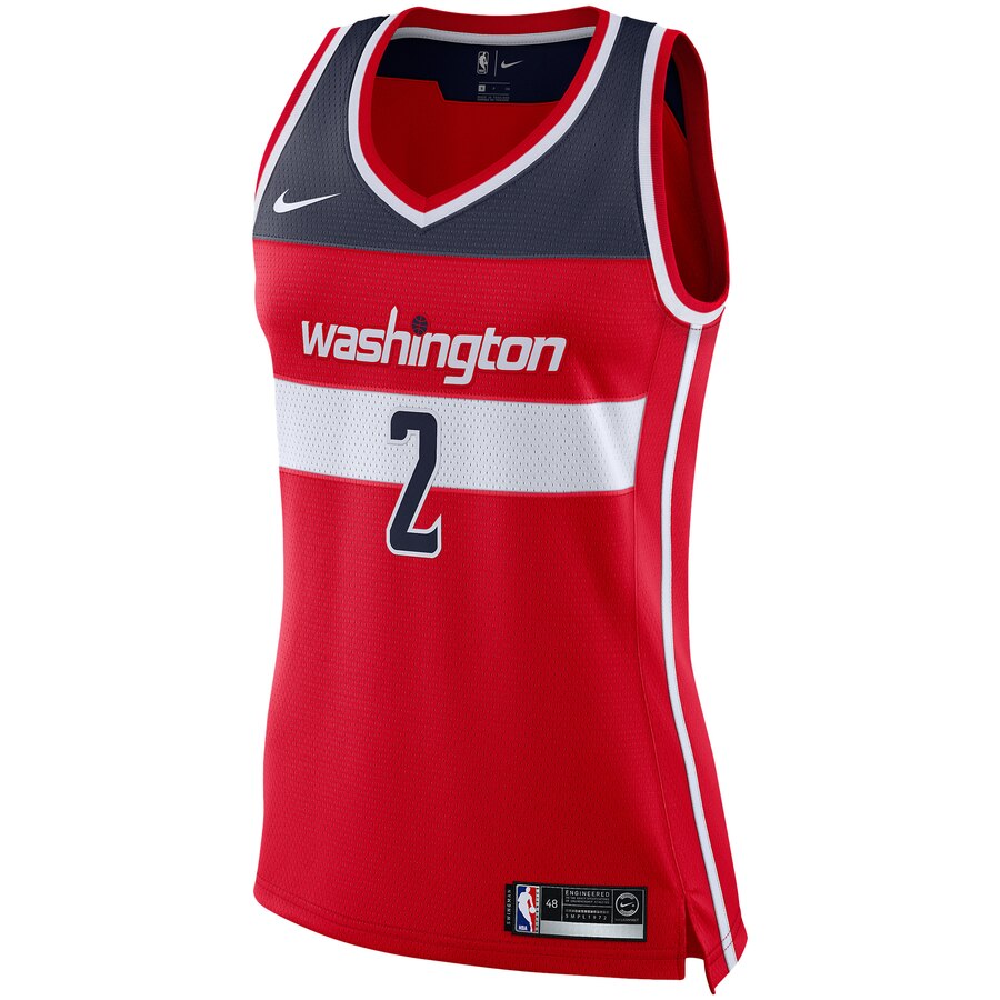 Alternative view of John Wall Washington Wizards Women's Swingman Jersey - Red - Icon Edition