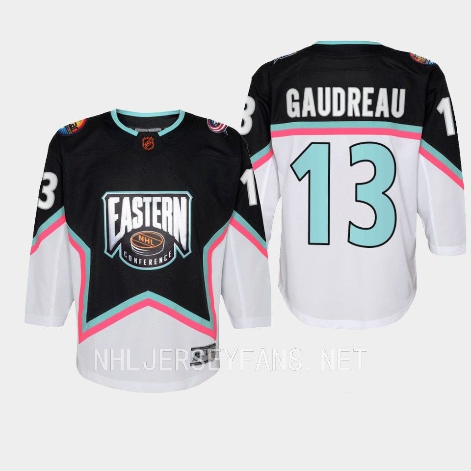 Johnny Gaudreau 13 Columbus Blue Jackets 2023 All-Star Game Jersey Black Equipment - JS982 