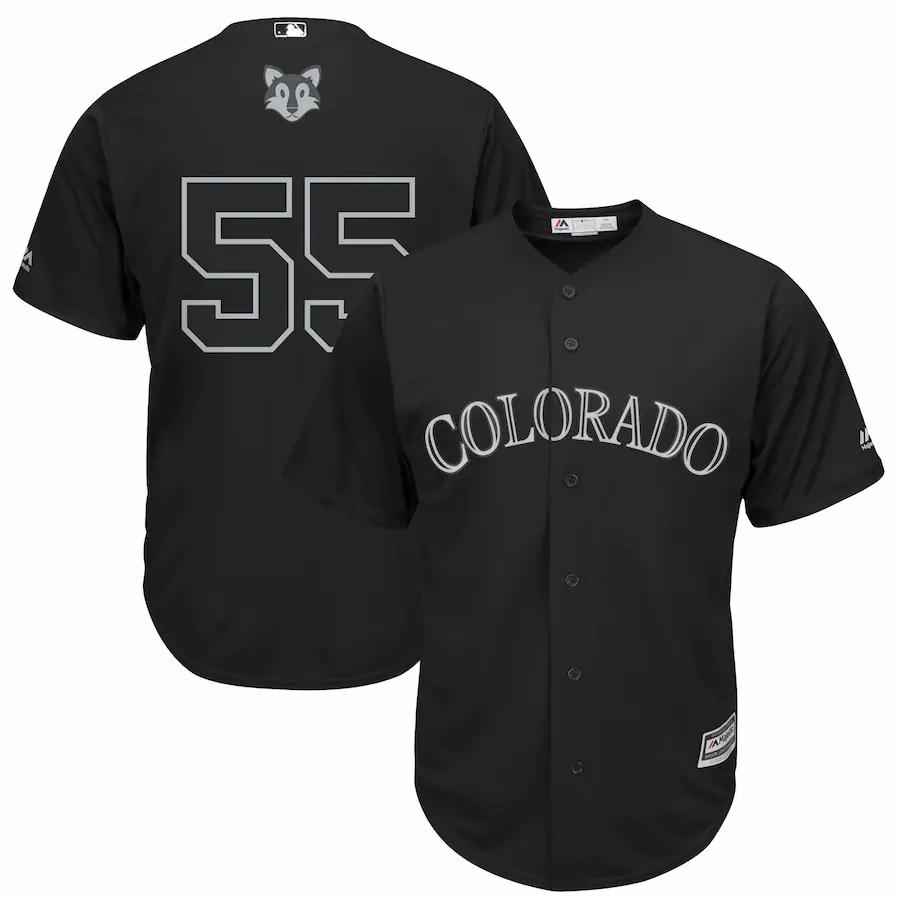 Jon Gray Colorado Rockies Majestic 2020 Players' Weekend Replica Player Jersey - Black