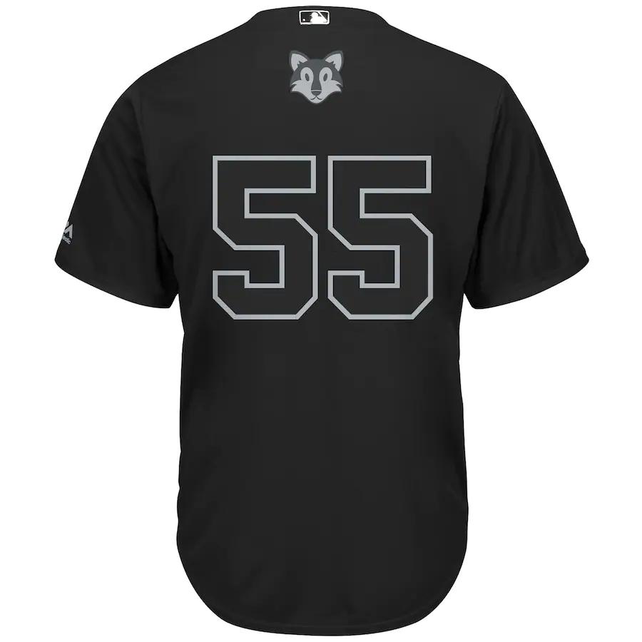 Alternative view of Jon Gray Colorado Rockies Majestic 2020 Players' Weekend Replica Player Jersey - Black