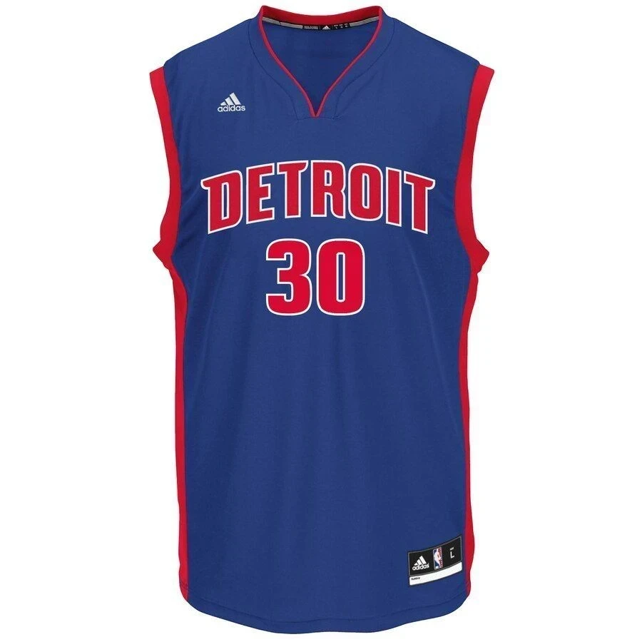 Alternative view of Jon Leuer Detroit Pistons Road Jersey - Royal - JS850 