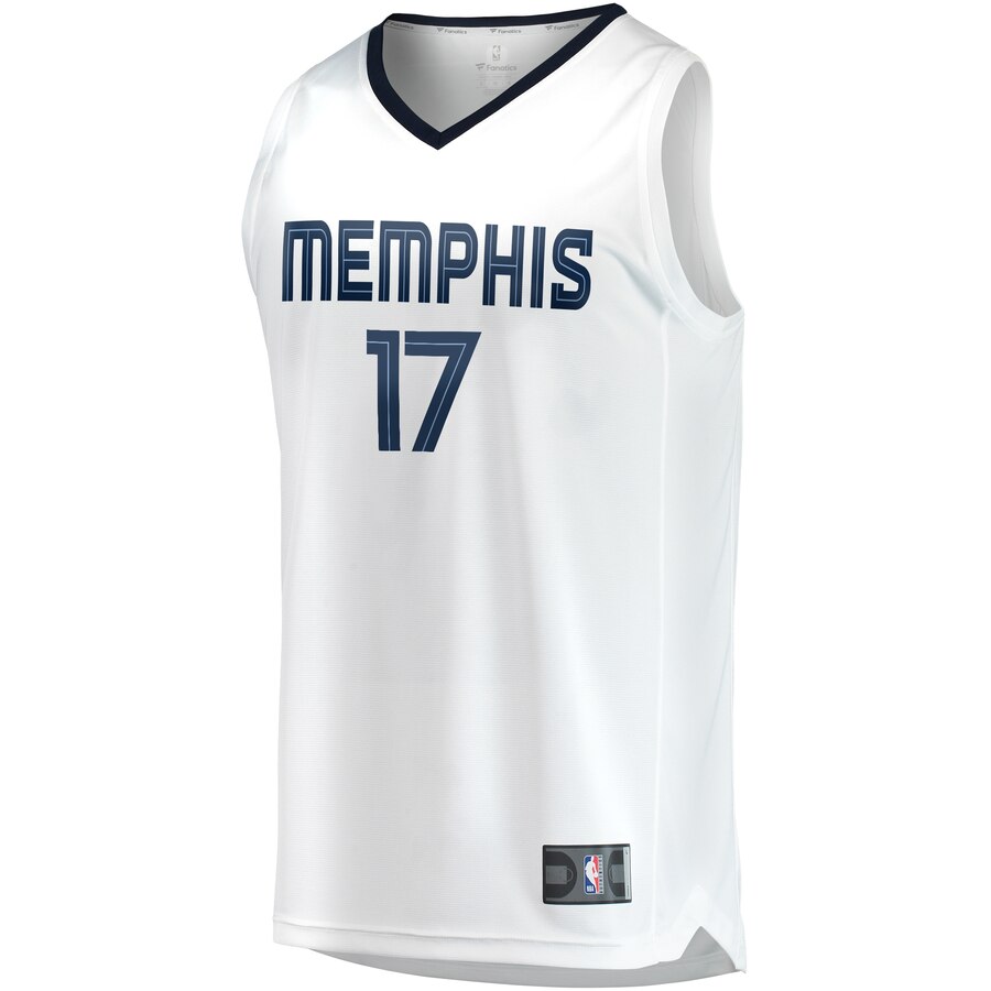 Alternative view of Jonas Valanciunas Memphis Grizzlies Fanatics Branded Youth Fast Break Player Jersey - Association Edition - White