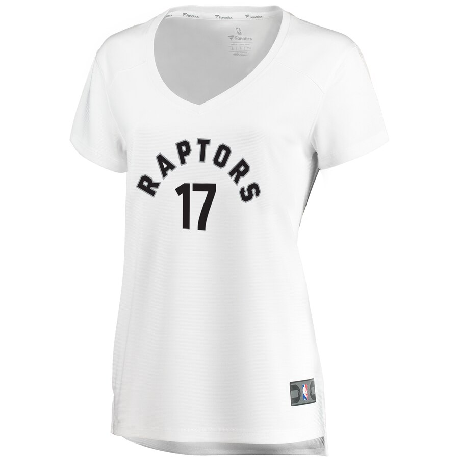 Alternative view of Jonas Valanciunas Toronto Raptors Fanatics Branded Women's Fast Break Replica Jersey - Association Edition - White