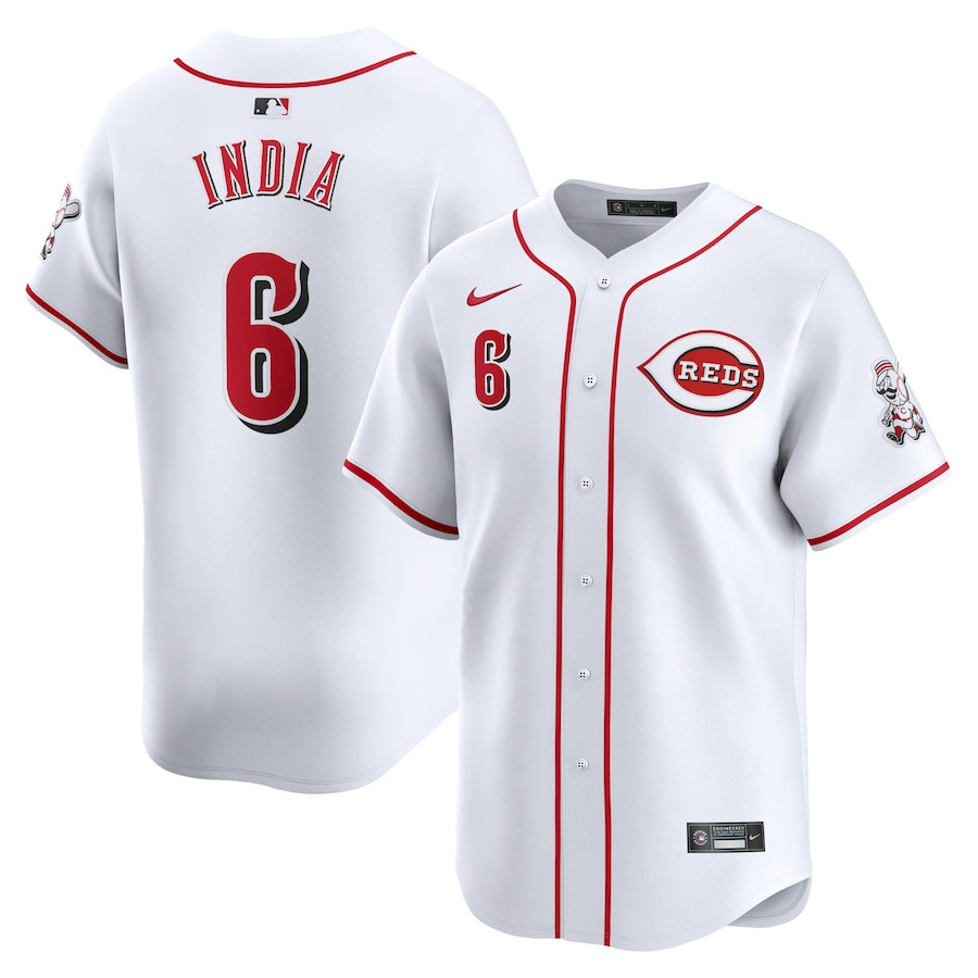 Jonathan India 6 Cincinnati Reds Home Limited Player Men Jersey - White