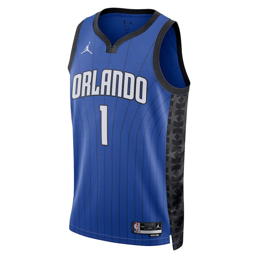 Alternative view of Jonathan Isaac 1 Orlando Magic Unisex Swingman Jersey - Statement Edition - Royal - JS808 