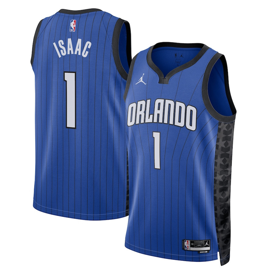 Jonathan Isaac 1 Orlando Magic Unisex Swingman Jersey - Statement Edition - Royal - JS808 