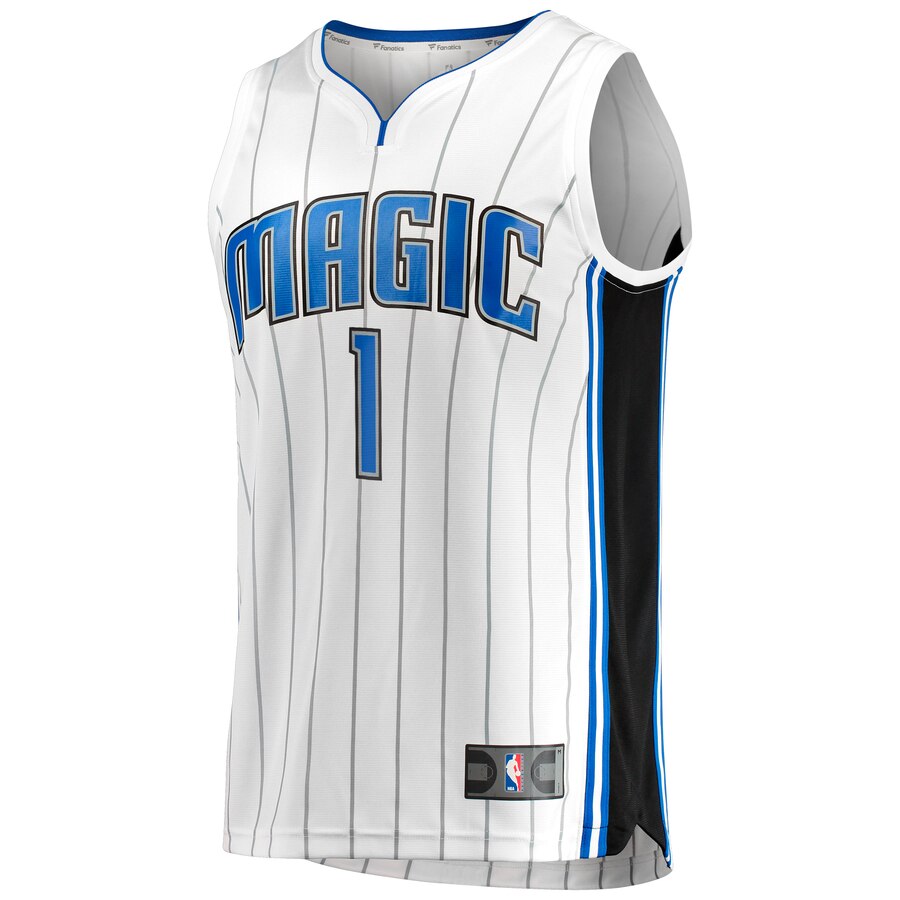 Alternative view of Jonathan Isaac Orlando Magic Fanatics Branded Fast Break Jersey - Association Edition - White