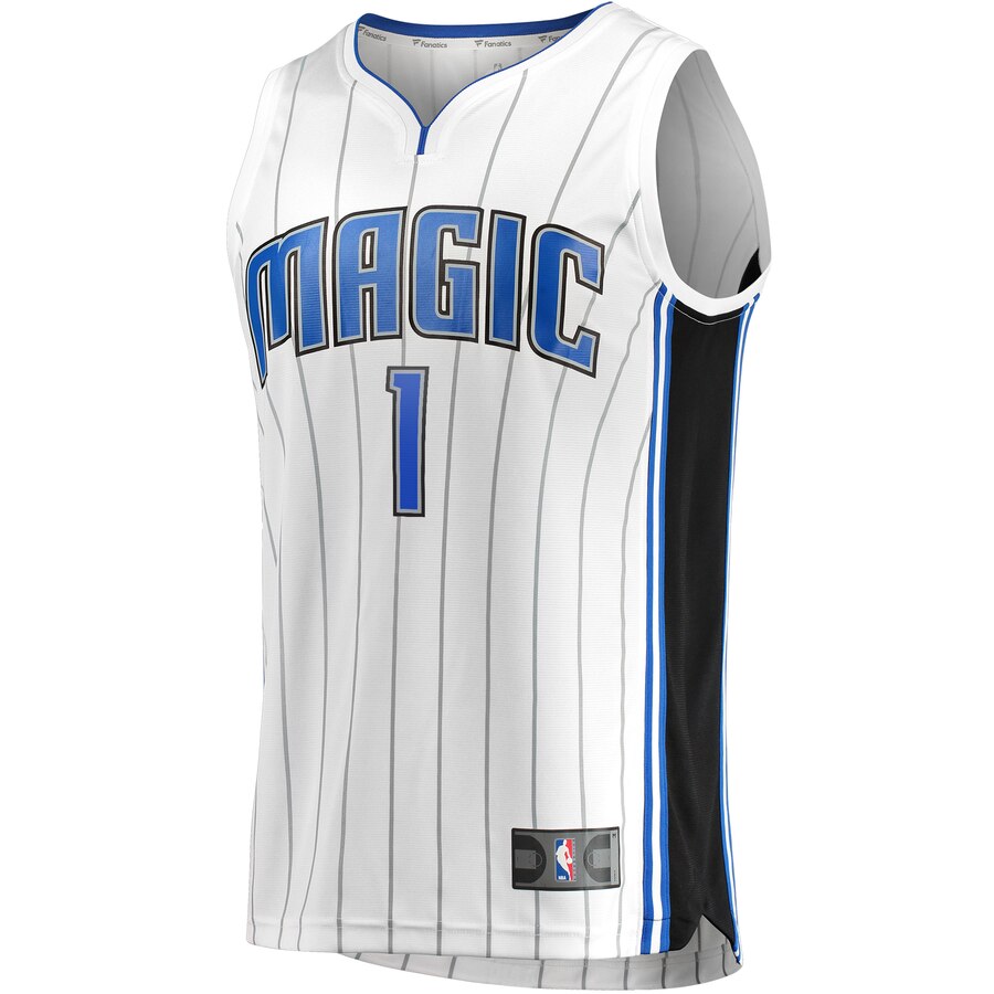 Alternative view of Jonathan Isaac Orlando Magic Fanatics Branded Youth Fast Break Replica Player Jersey - Association Edition - White