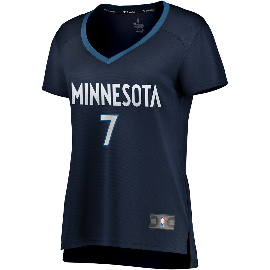 Alternative view of Jordan Bell Minnesota Timberwolves Fanatics Branded Women's Fast Break Replica Player Jersey - Icon Edition - Navy