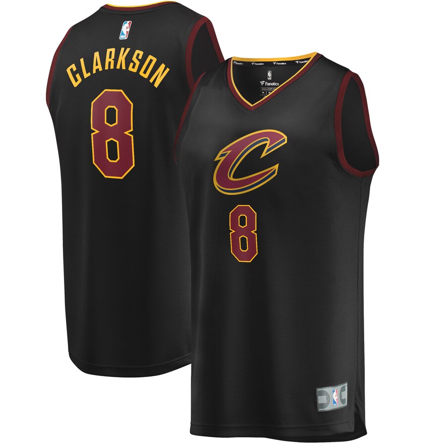 Jordan Clarkson Cleveland Cavaliers Fanatics Branded Youth Fast Break Replica Player Jersey - Statement Edition - Black