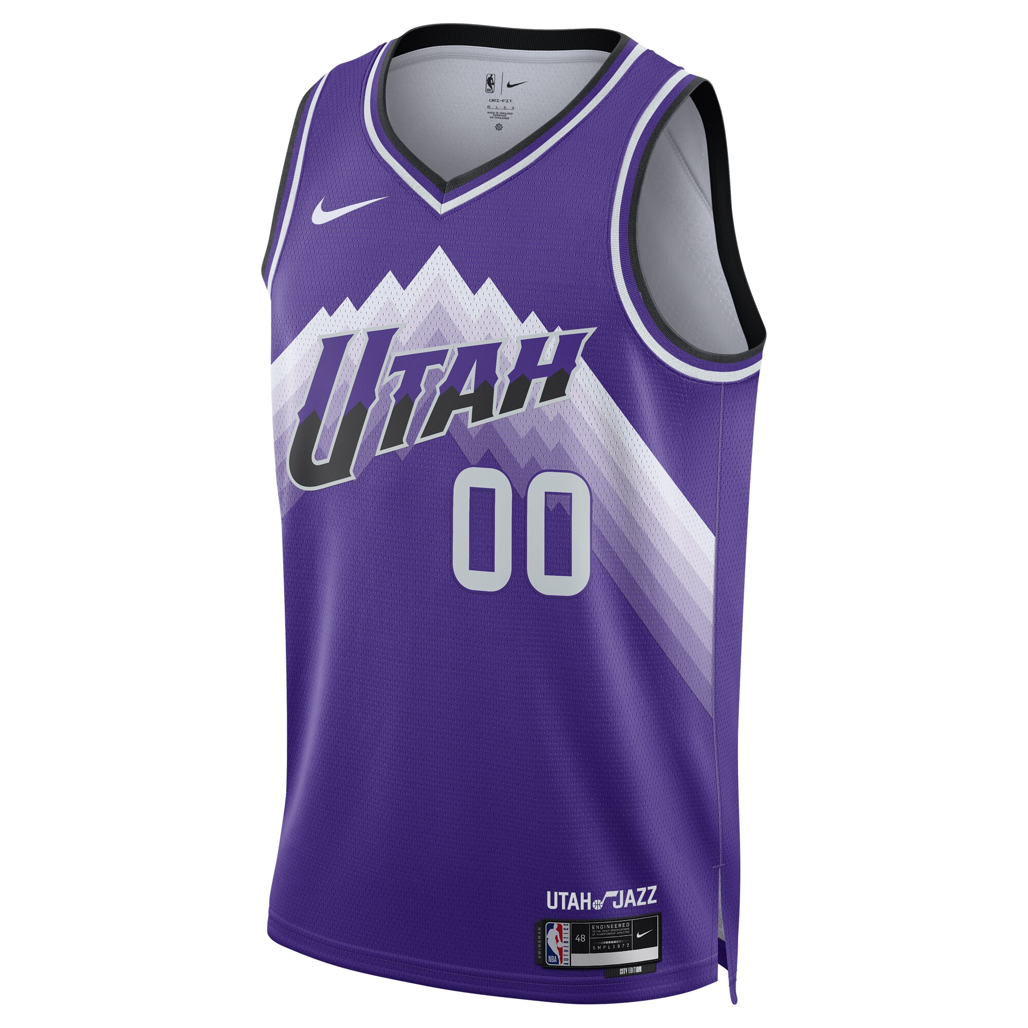 Alternative view of Jordan Clarkson Utah Jazz Unisex 2023/24 Swingman Jersey - Purple - City Edition