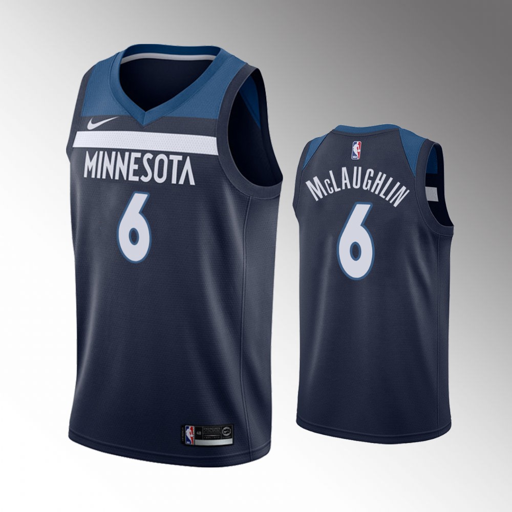 Jordan Mclaughlin Minnesota Timberwolves 2021-25 Icon Edition Navy Jersey