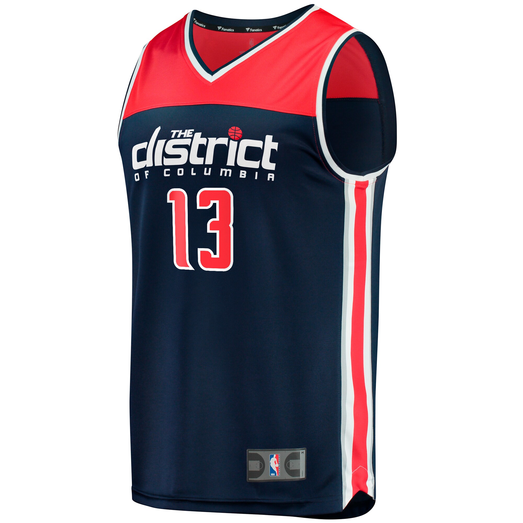 Alternative view of Jordan Poole Washington Wizards Fanatics Youth Fast Break Player Jersey - Statement Edition - Navy