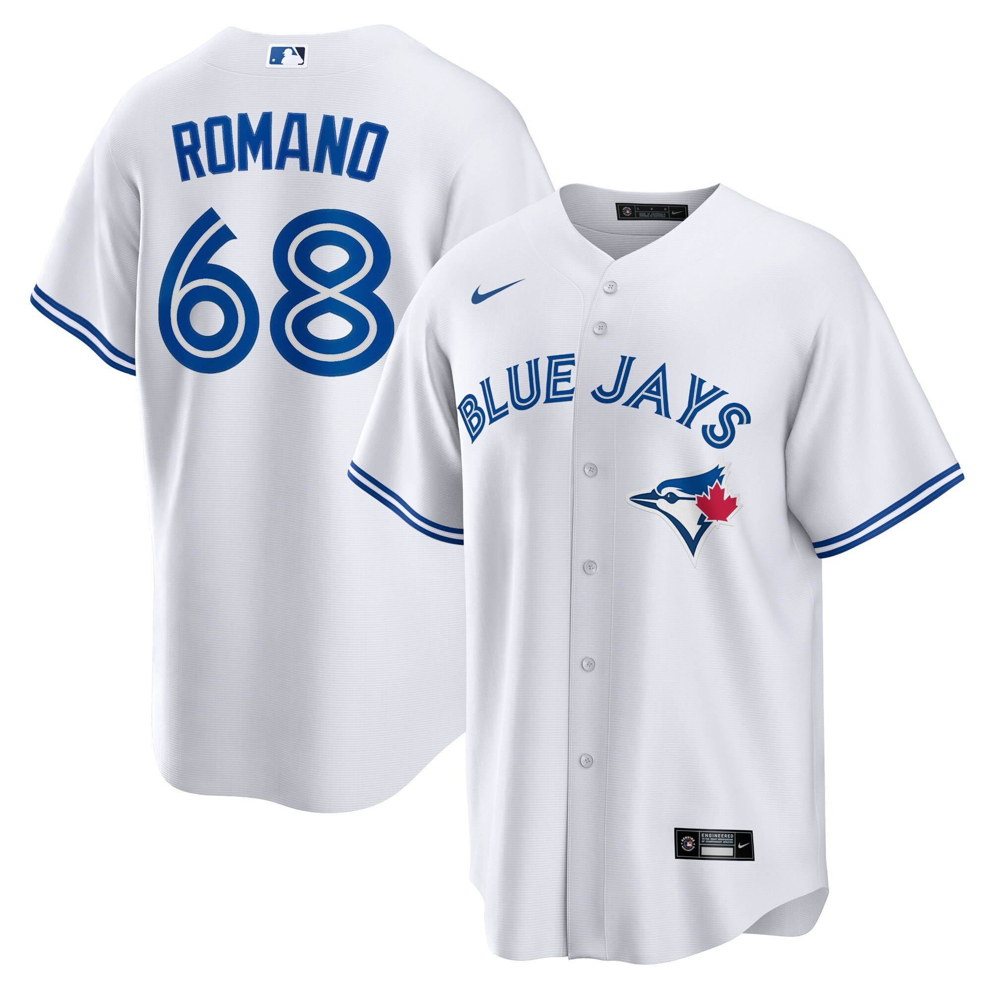 Jordan Romano Toronto Blue Jays Replica Player Jersey - White