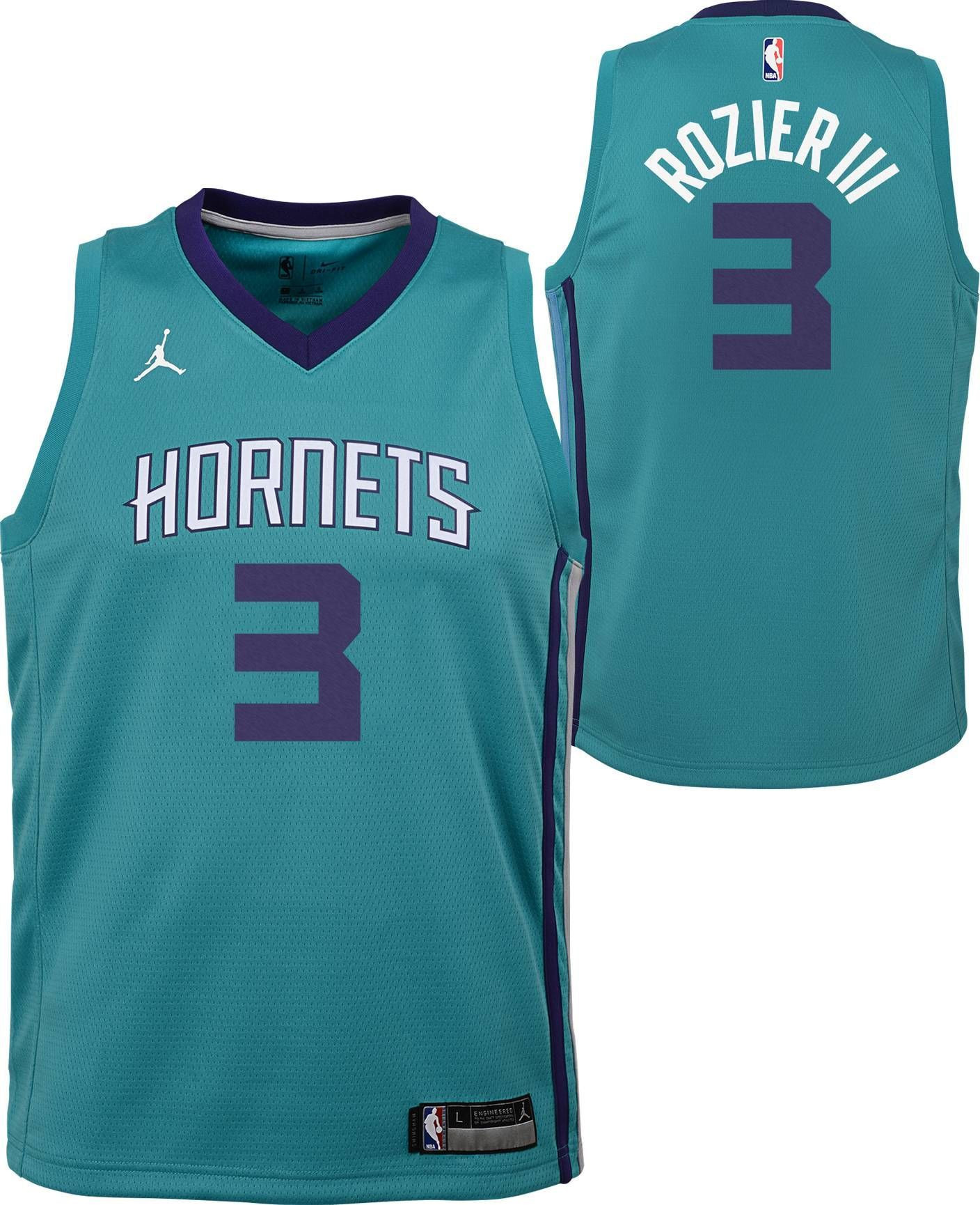 Jordan Youth Charlotte Hornets Terry Rozier 3 Swingman Jersey - JS231 