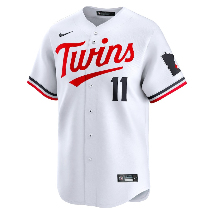 Alternative view of Jorge Polanco 11 Minnesota Twins Home Limited Player Men Jersey - White 