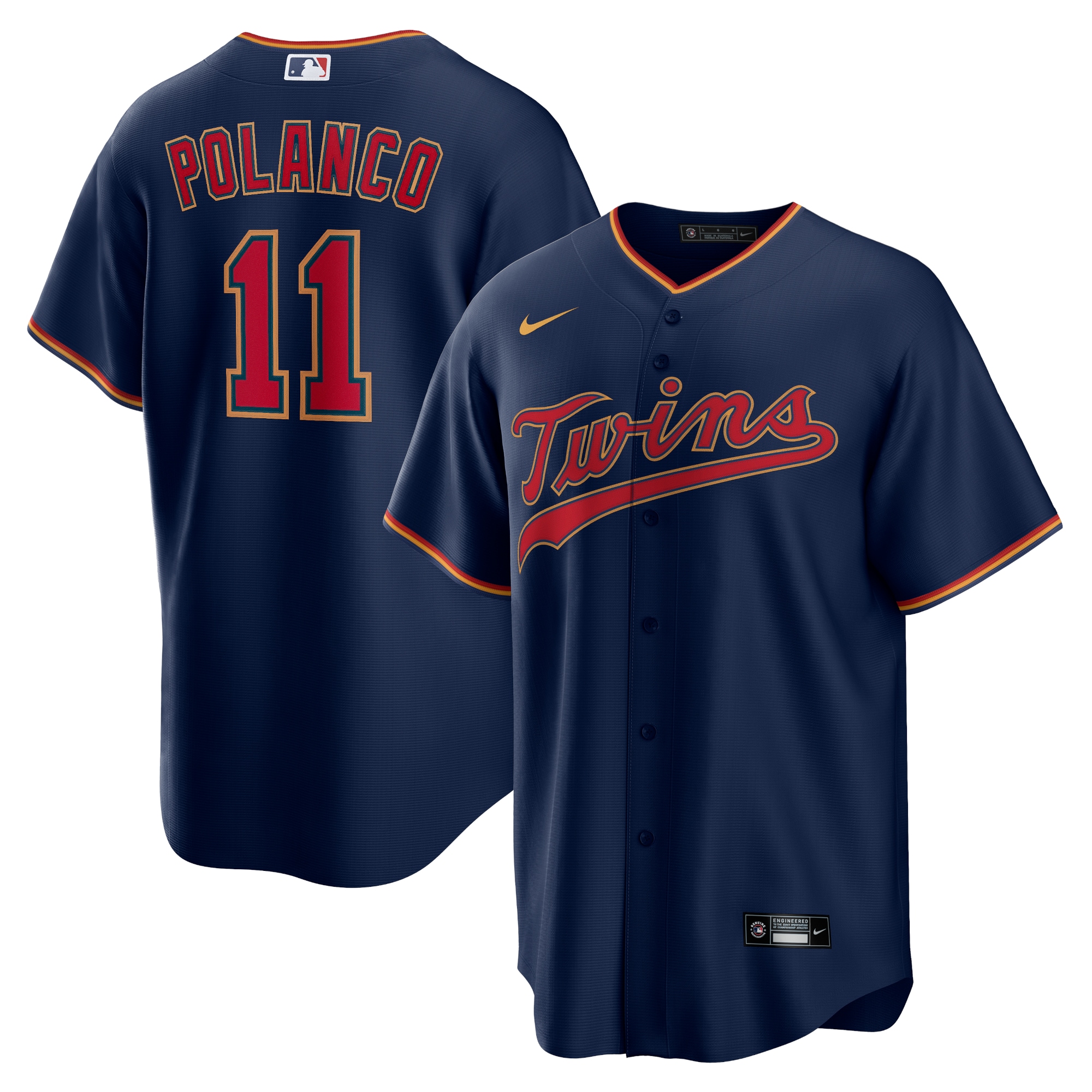 Jorge Polanco Minnesota Twins Alternate Replica Player Name Jersey - Navy