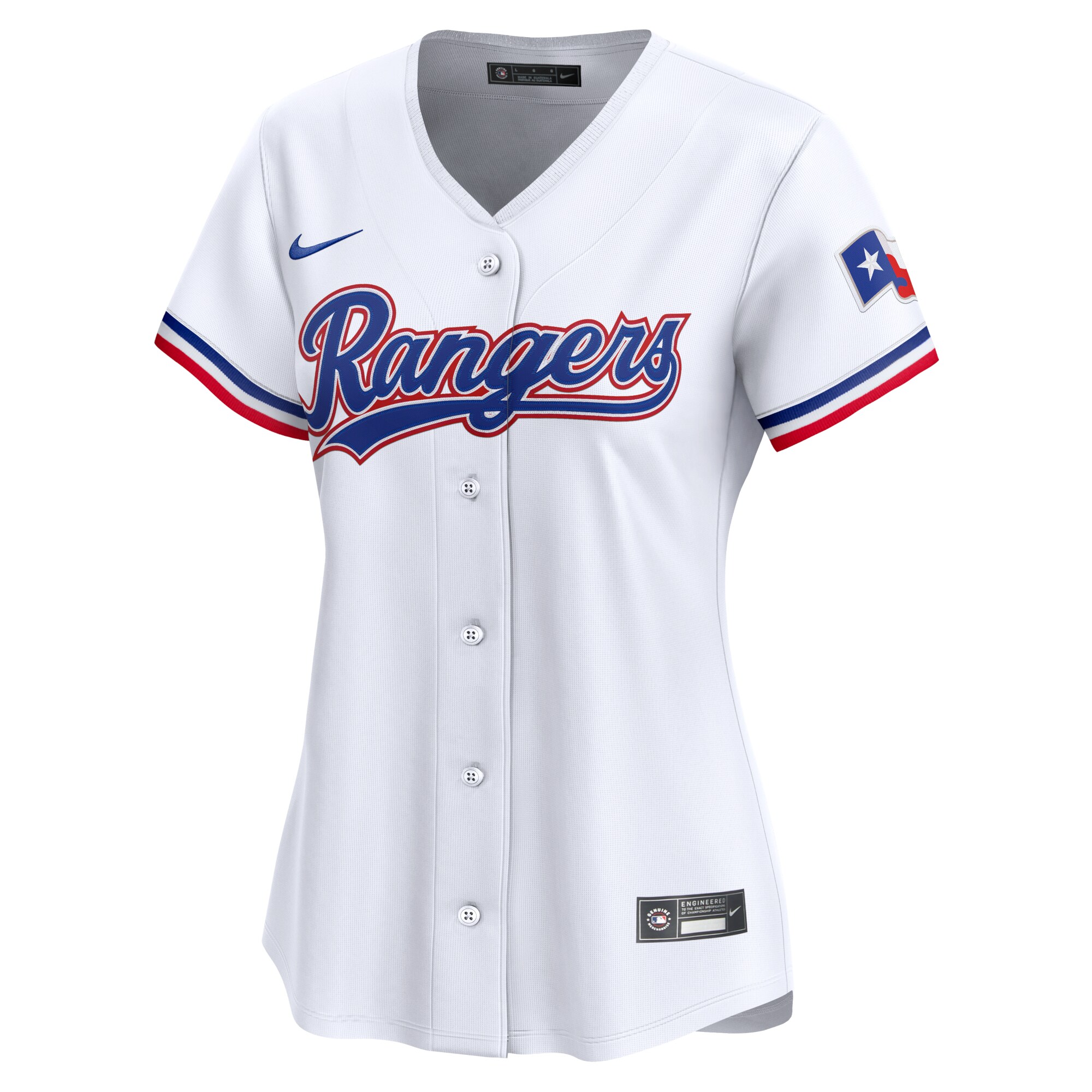 Alternative view of JosÃƒÆ’Ã‚Â© Leclerc Texas Rangers Women's Home Limited Player Jersey - White