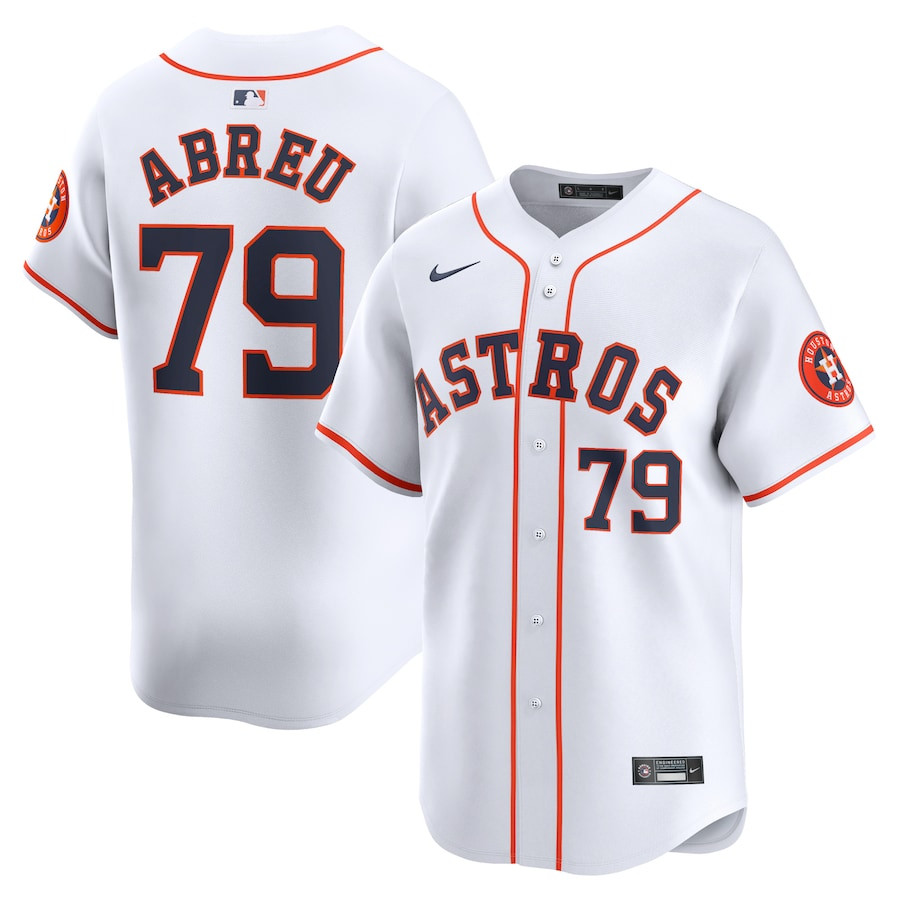Jose Abreu 79 Houston Astros Home Limited Player Men Jersey - White