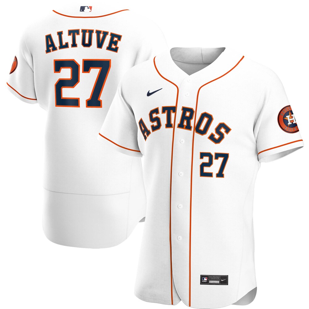 Jose Altuve Houston Astros Home 2020 Player Jersey - White