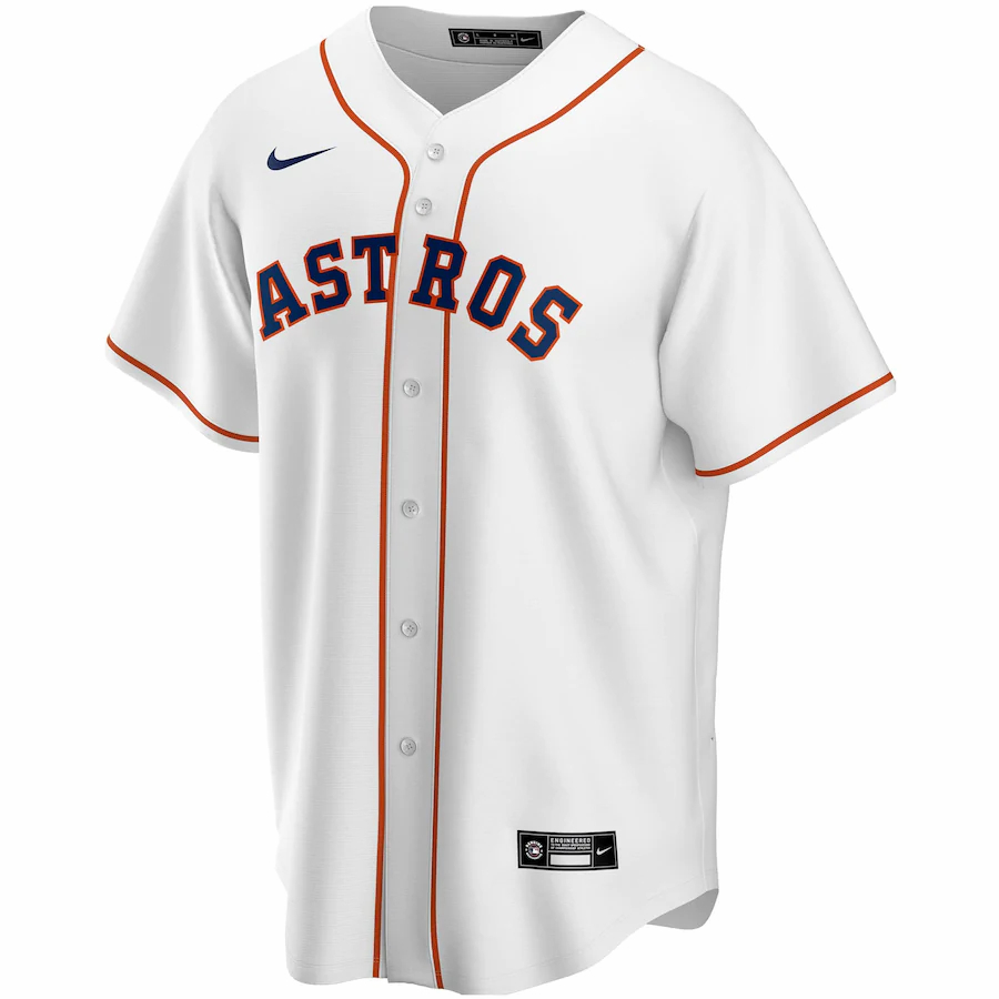 Alternative view of Jose Altuve Houston Astros Home 2020 Replica Player Jersey ÃƒÂ¢Ã¢â€šÂ¬Ã¢â‚¬Å“ White
