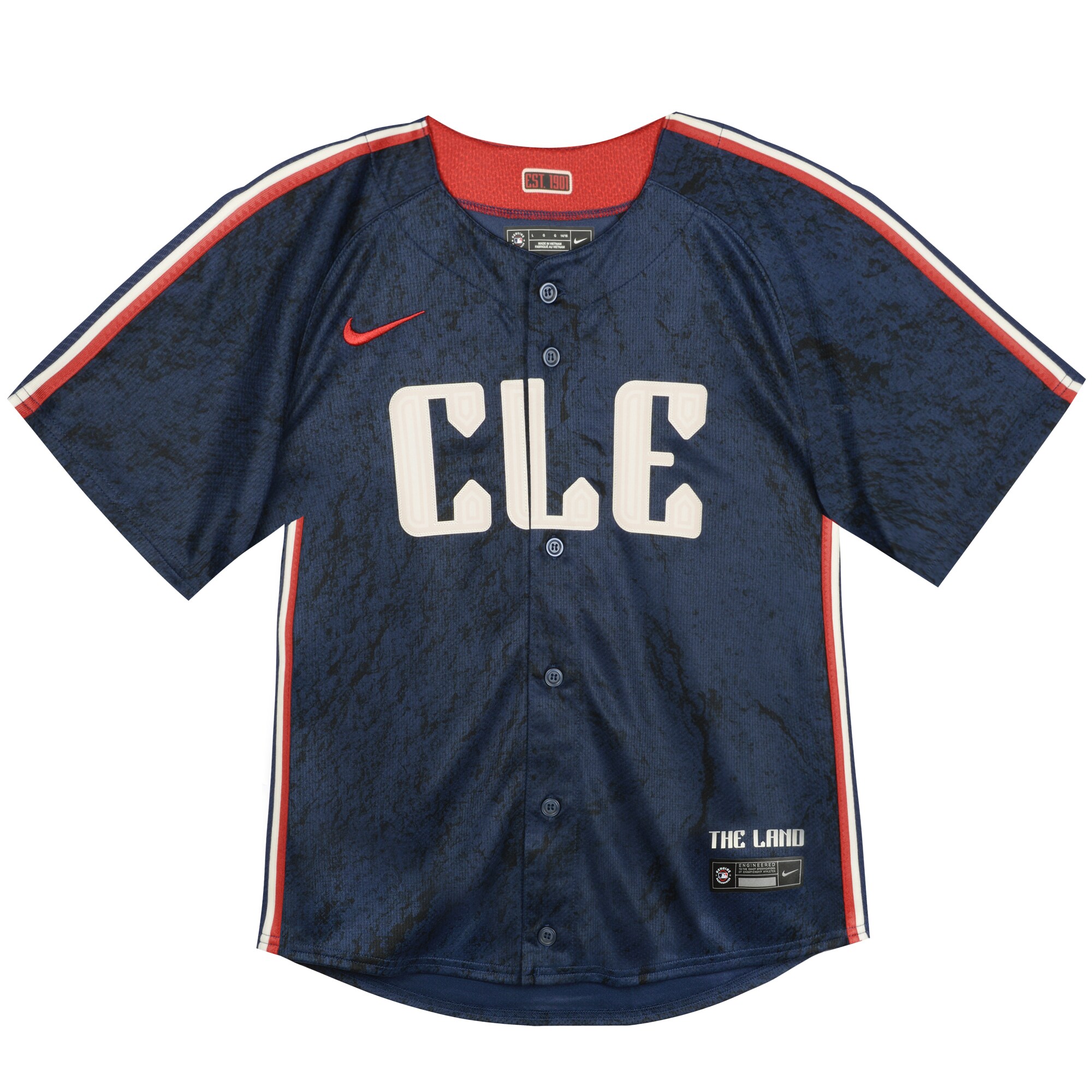 Alternative view of Jose Ramirez Cleveland Guardians Toddler 2024 City Connect Limited Jersey - Navy