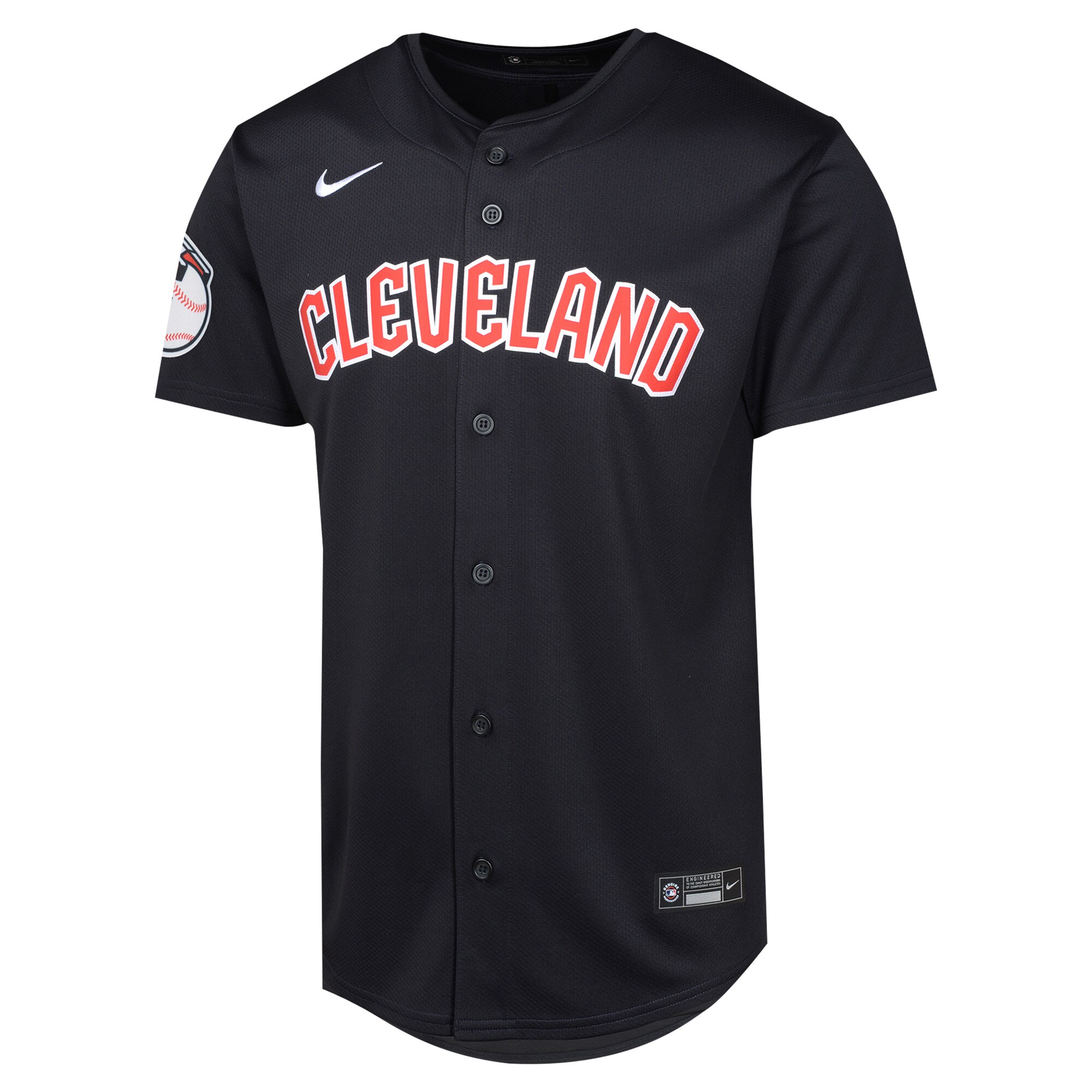 Alternative view of Jose Ramirez Cleveland Guardians Youth Alternate Limited Player Jersey Blue
