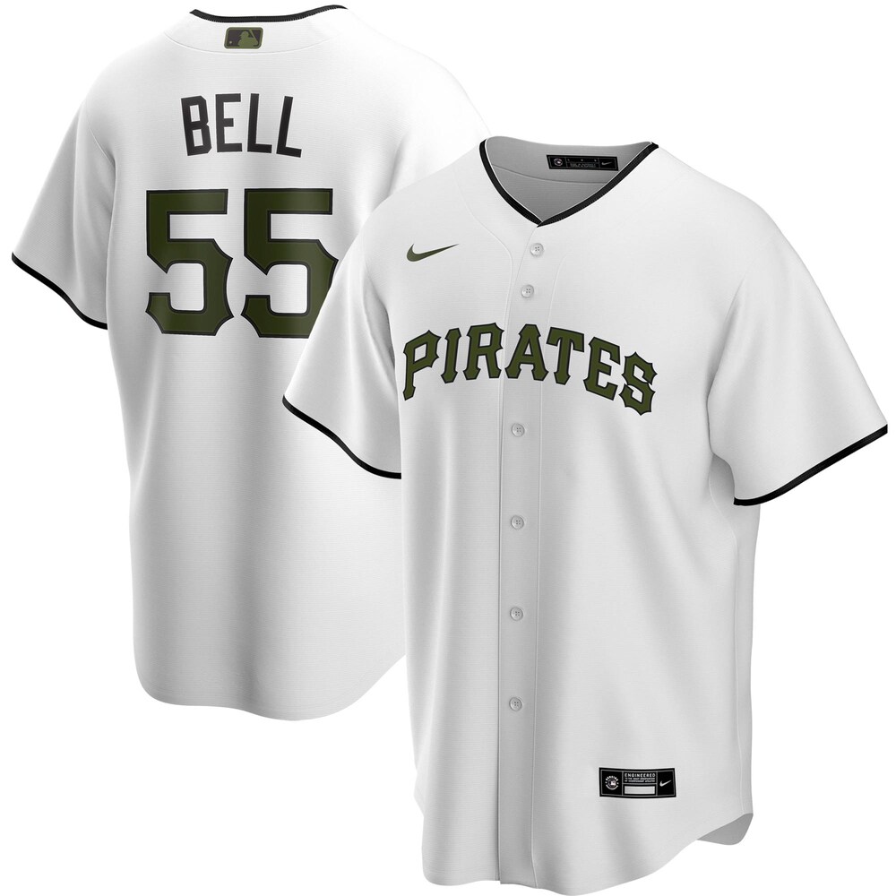 Josh Bell Pittsburgh Pirates Alternate 2020 Player Jersey - White
