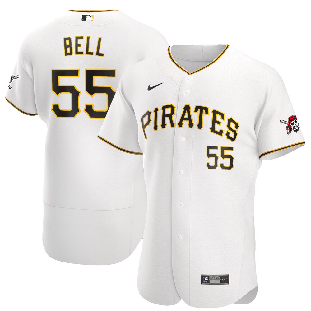 Josh Bell Pittsburgh Pirates Home 2020 Player Jersey - White