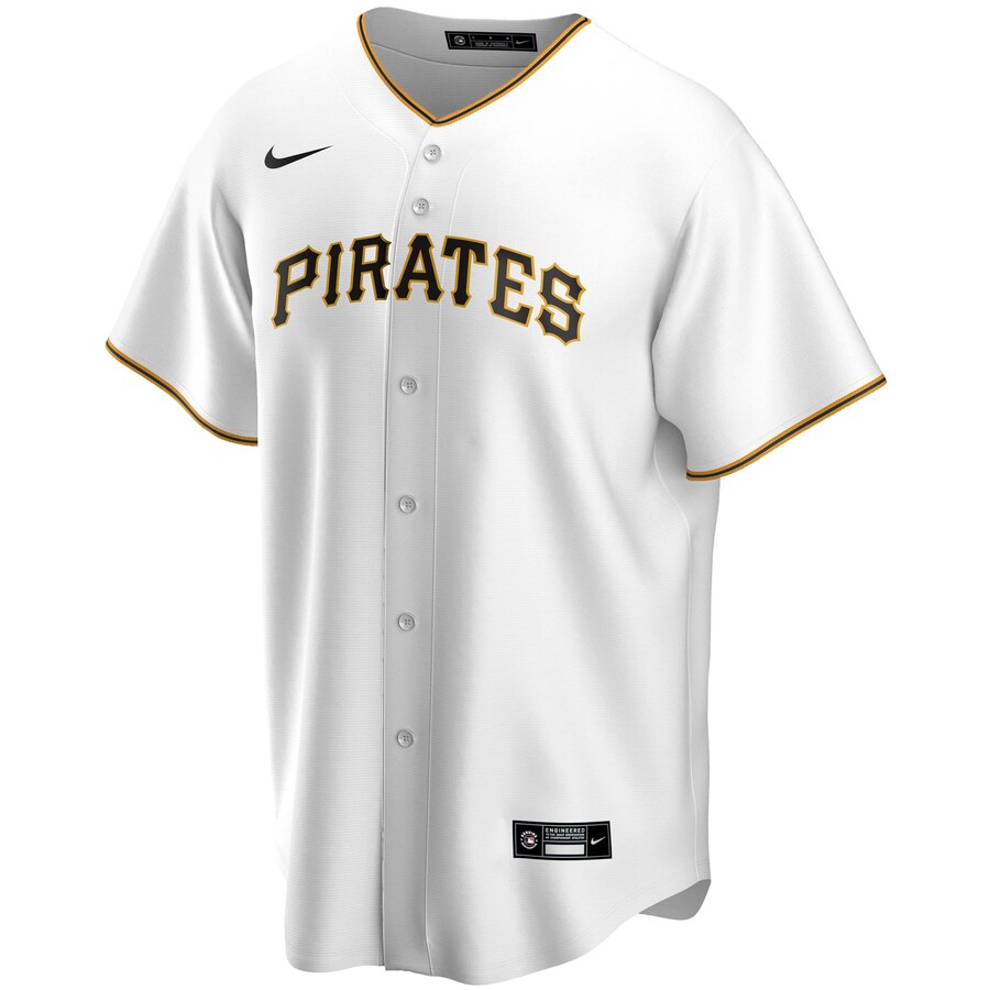 Alternative view of Josh Bell Pittsburgh Pirates Home 2020 Replica Player Jersey ÃƒÂ¢Ã¢â€šÂ¬Ã¢â‚¬Å“ White