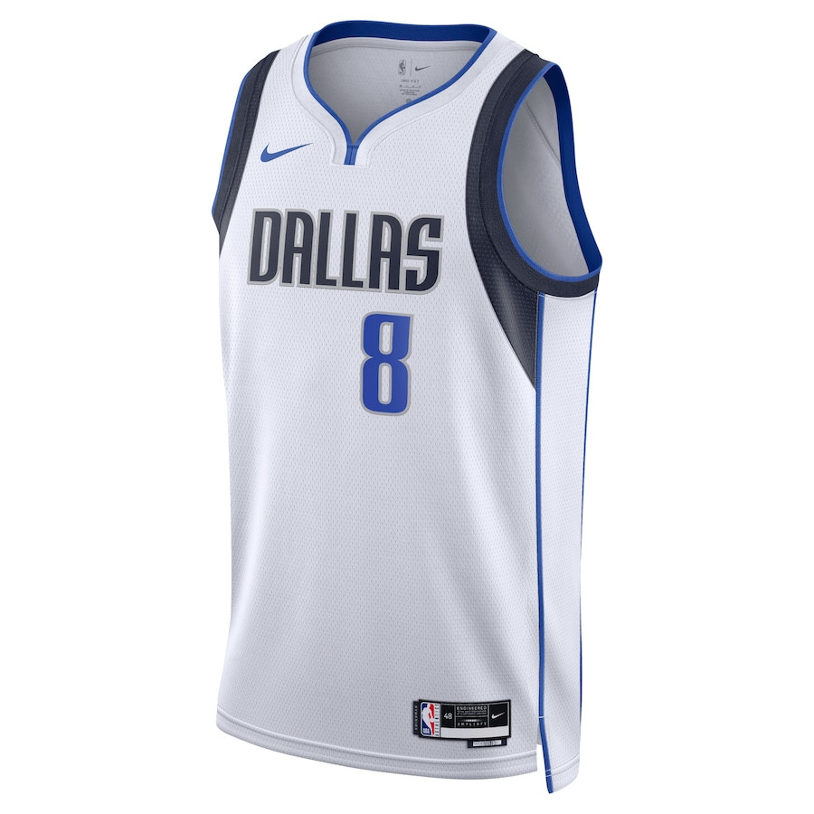 Alternative view of Josh Green 8 Dallas Mavericks Unisex Swingman Jersey - Association Edition - White - JS416 