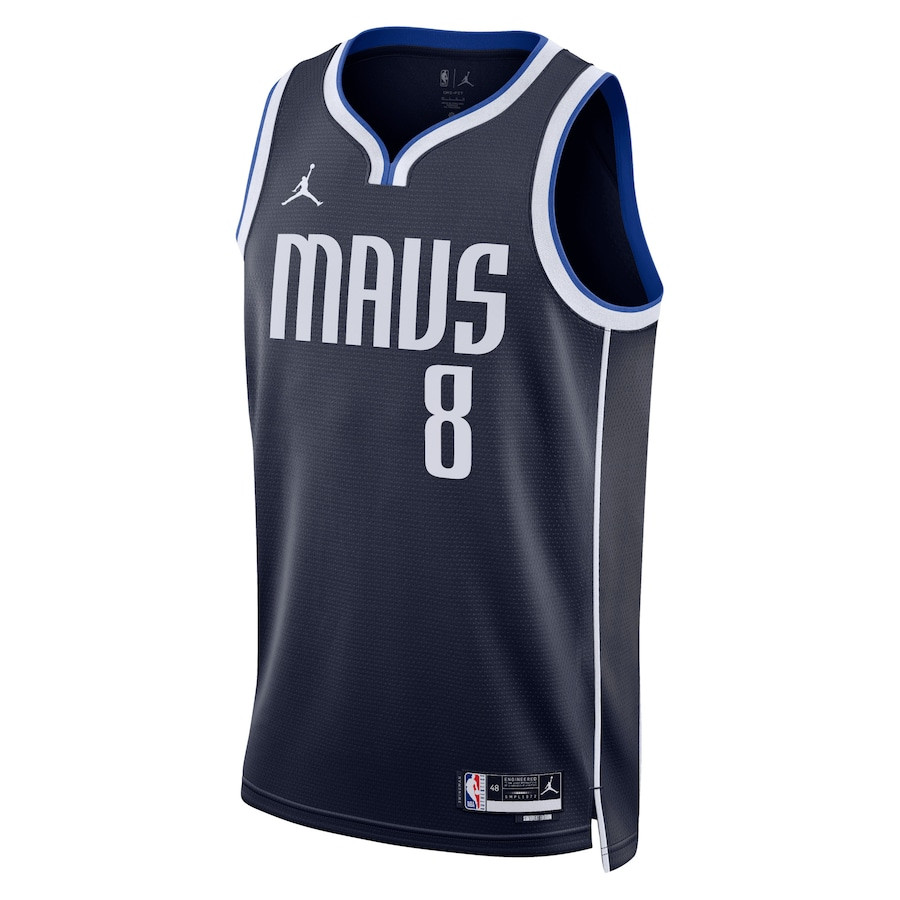 Alternative view of Josh Green 8 Dallas Mavericks Unisex Swingman Jersey - Statement Edition - Navy - JS947 