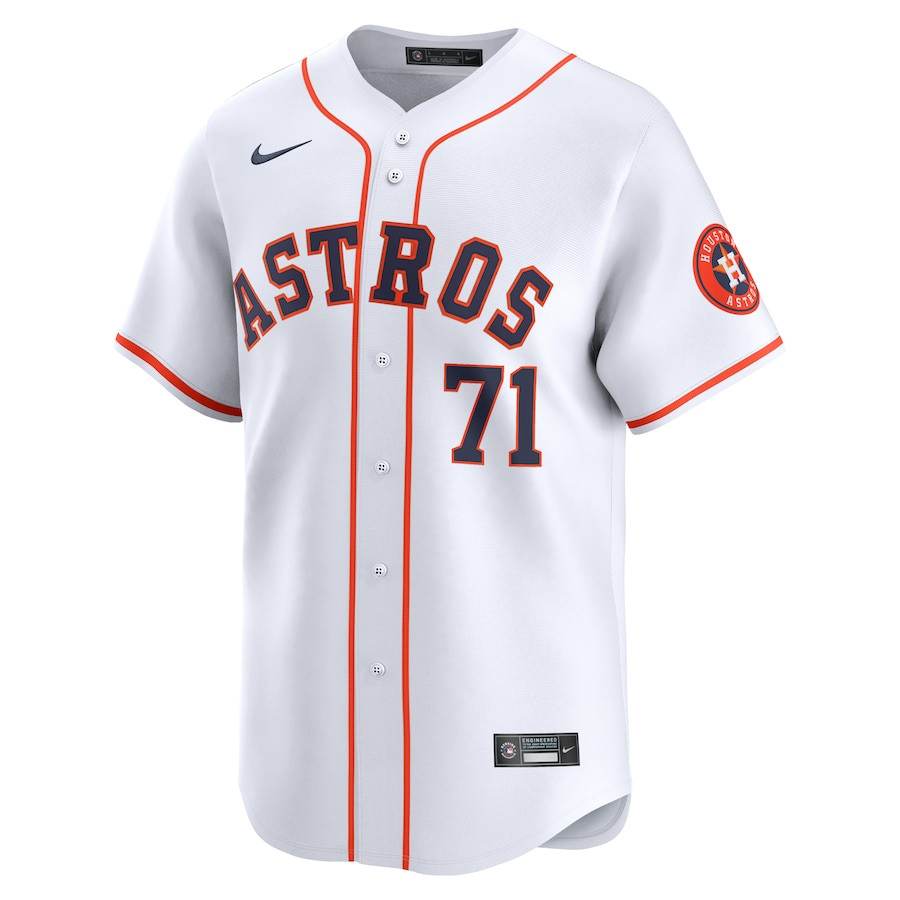 Alternative view of Josh Hader 71 Houston Astros Home Limited Player Men Jersey - White