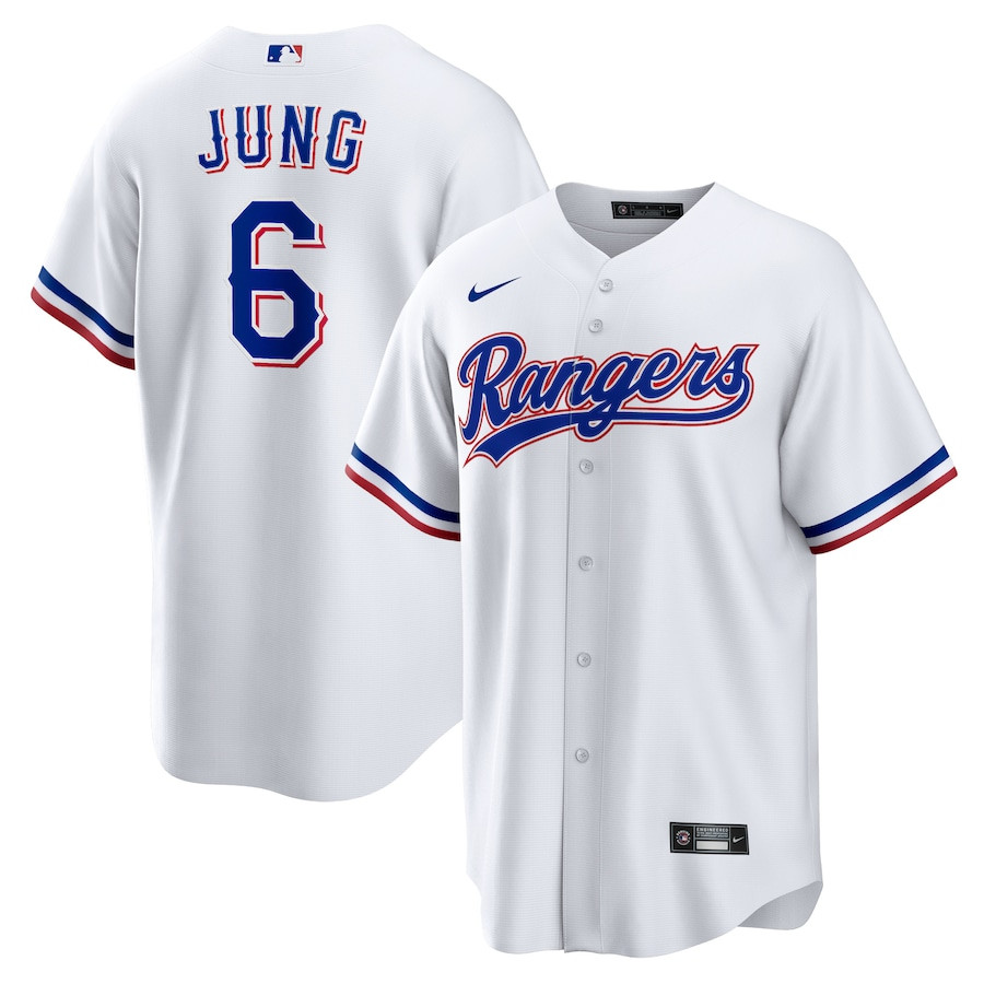 Josh Jung 6 Texas Rangers Men Jersey - White - JS211 