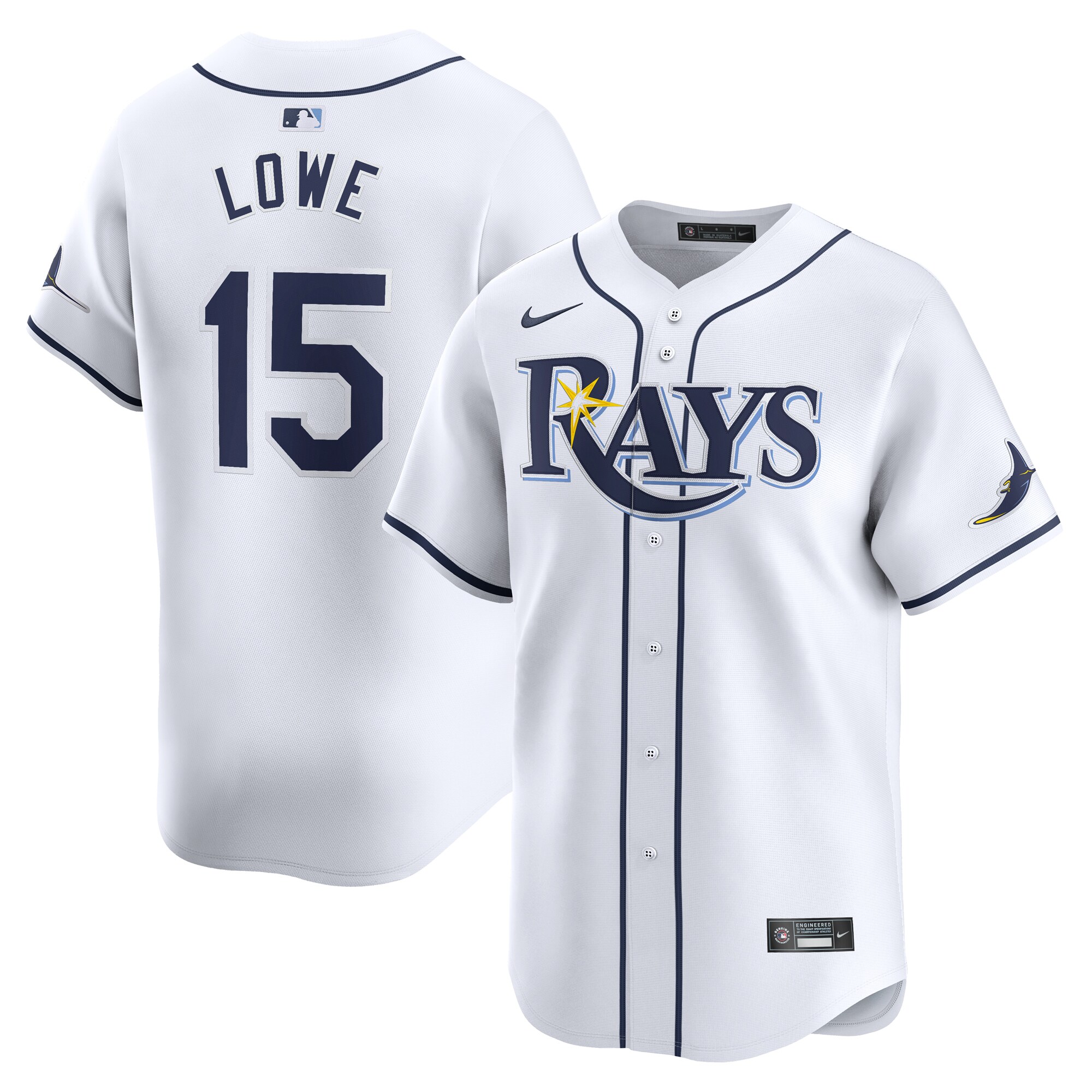 Josh Lowe Tampa Bay Rays Home Limited Player Jersey - White