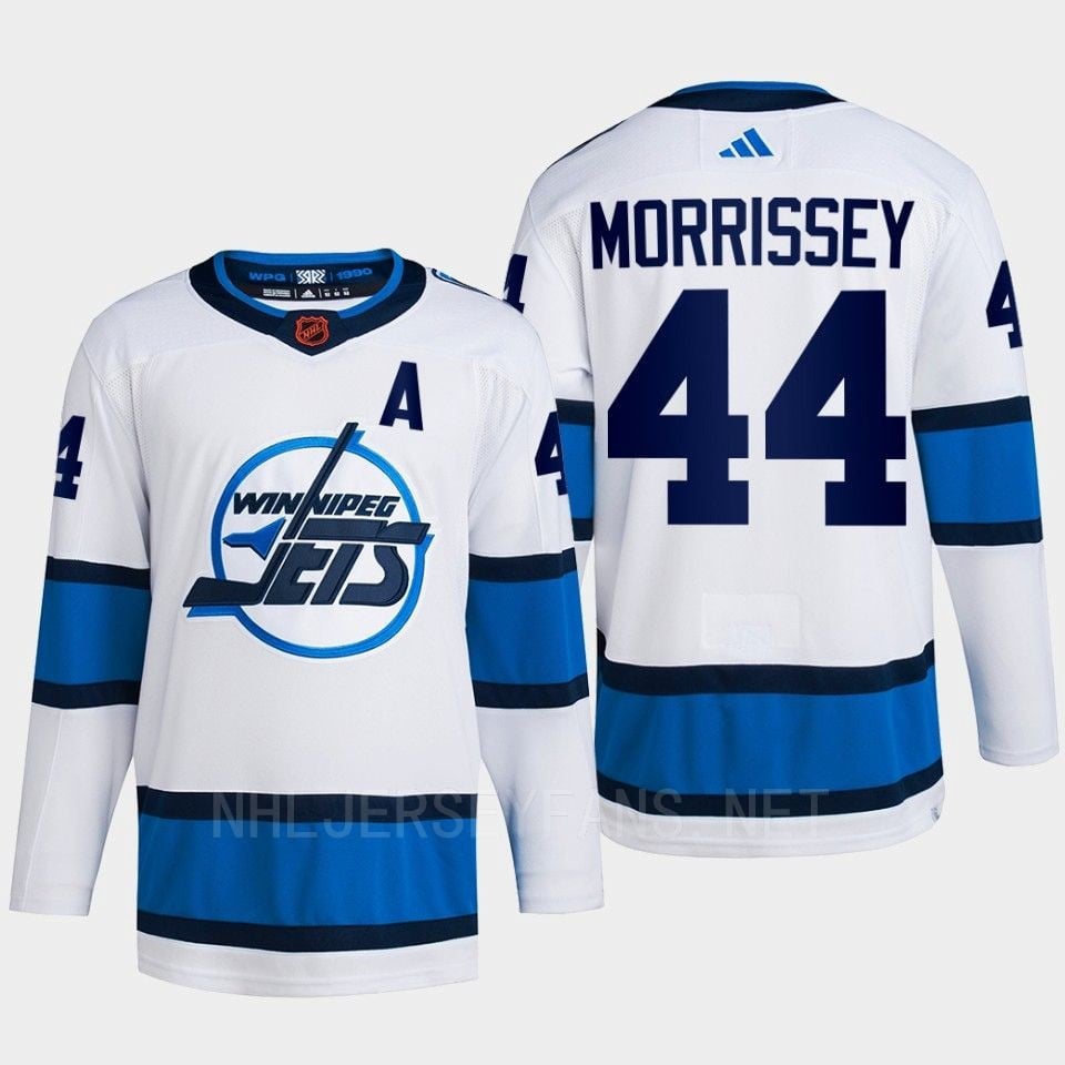Josh Morrissey 44 Reverse Retro 2.0 2022 Winnipeg Jets White Jersey Primegreen - JS896 