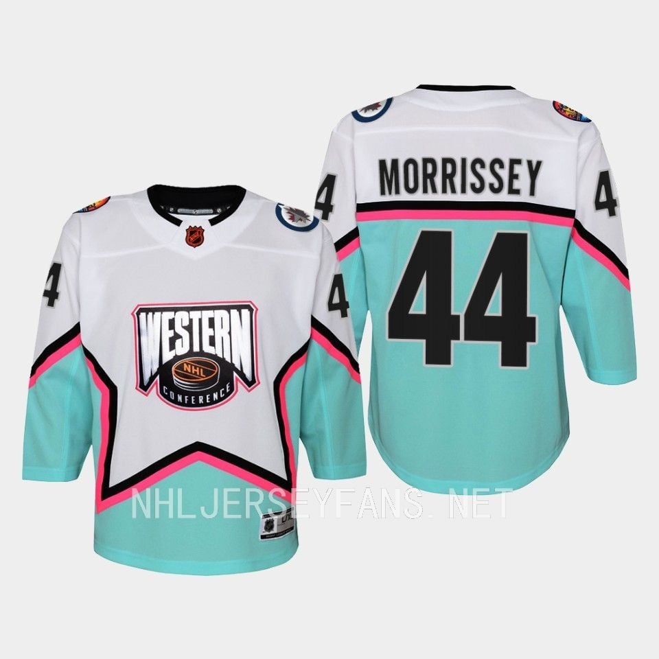 Josh Morrissey 44 Winnipeg Jets 2023 All-Star Game Jersey White Equipment - JS260 