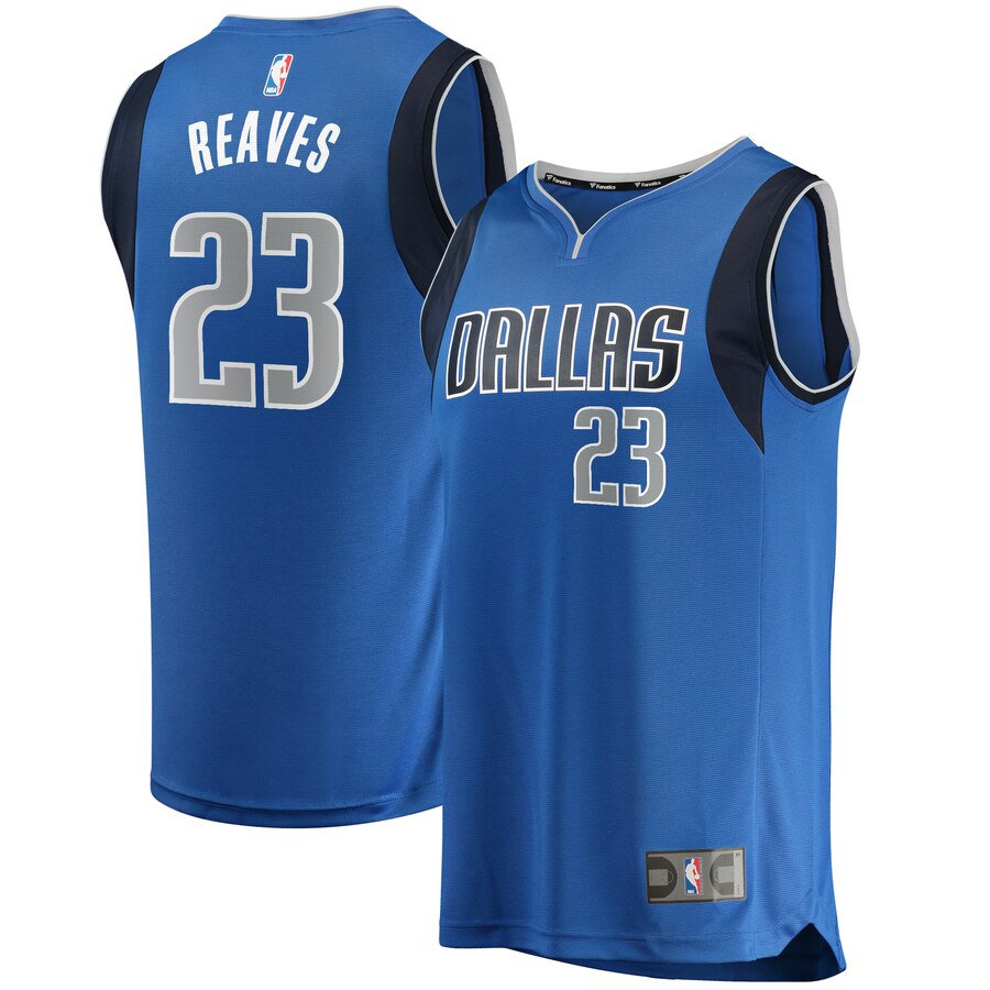 Josh Reaves Dallas Mavericks Fanatics Branded Youth Fast Break Replica Player Jersey - Icon Edition - Blue