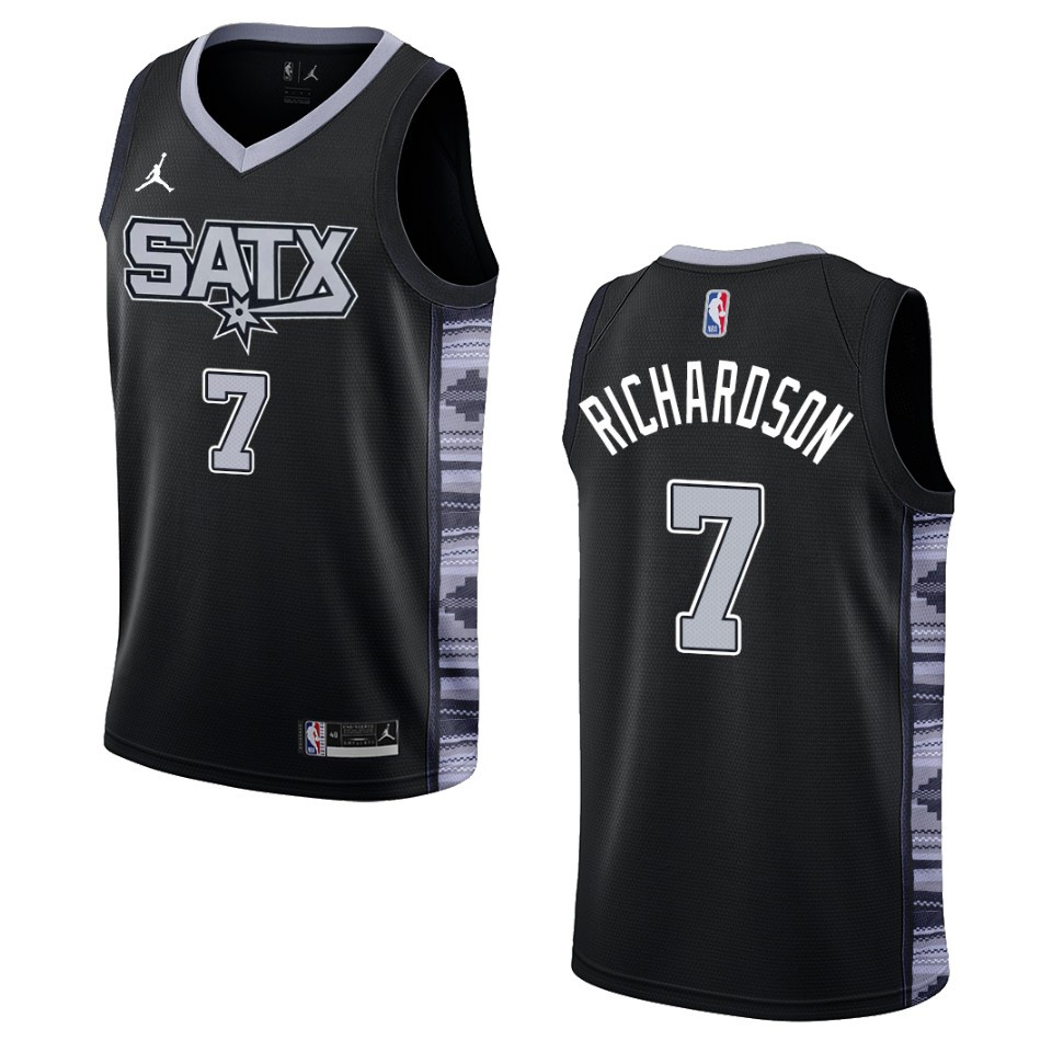 Josh Richardson Black Statement Edition 2022-23 San Antonio Spurs Swingman Jersey