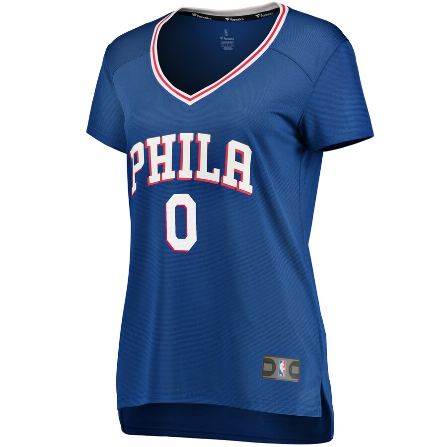 Alternative view of Josh Richardson Philadelphia 76ers Fanatics Branded Women's Fast Break Replica Jersey Royal - Icon Edition