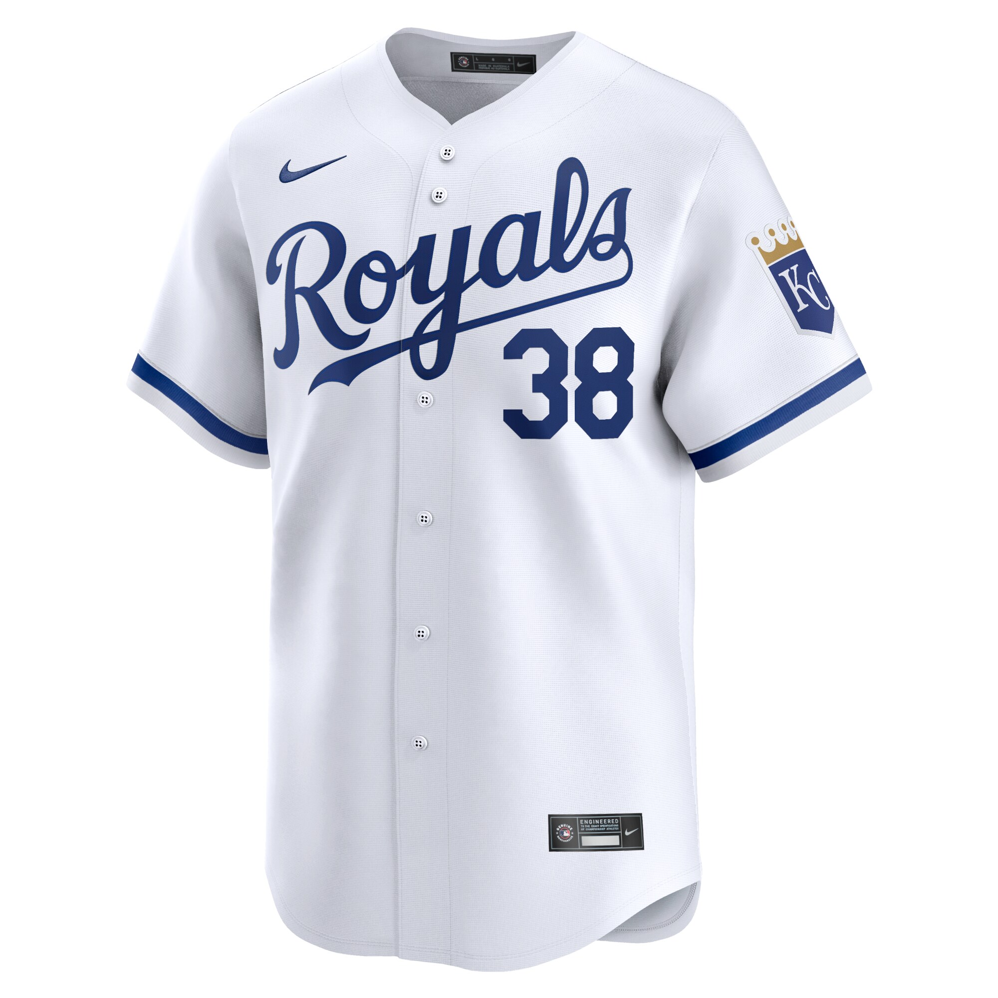 Alternative view of Josh Taylor Kansas City Royals Home Limited Player Jersey - White