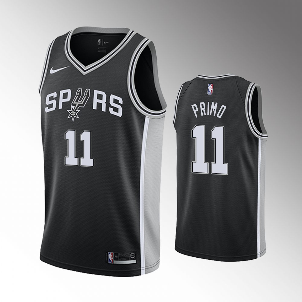 Joshua Primo San Antonio Spurs 2021 Icon Edition Black Jersey