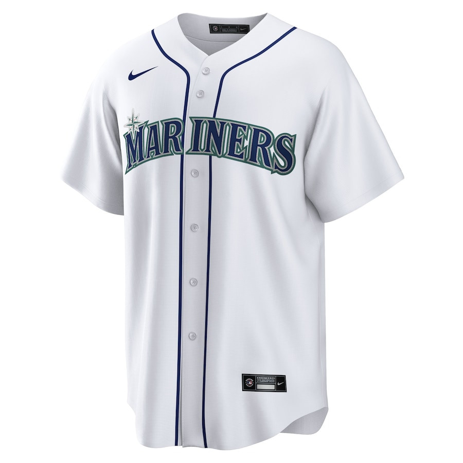 Alternative view of JP Crawford 3 Seattle Mariners Home Men Jersey - White 