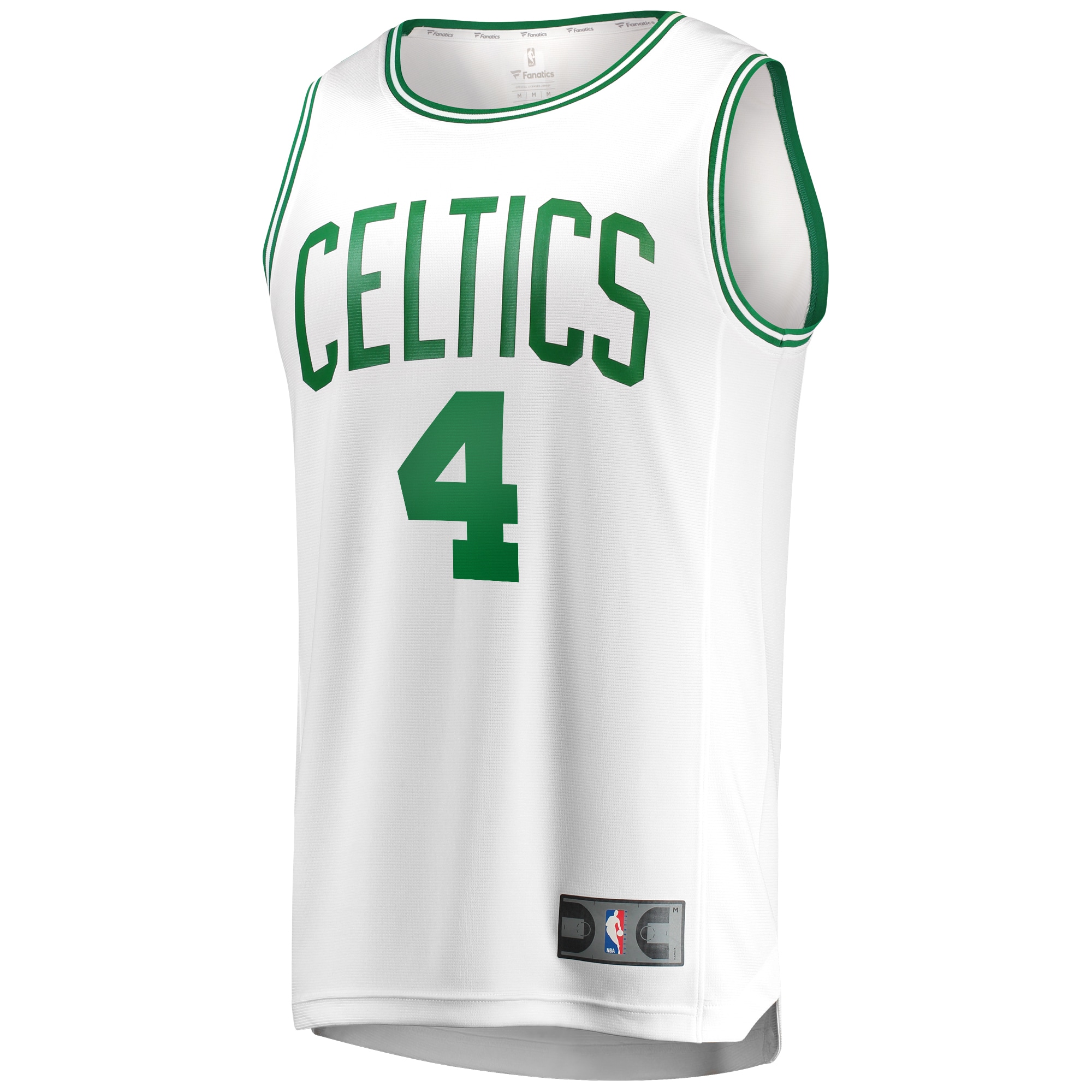 Alternative view of Jrue Holiday Boston Celtics Fanatics 2024 Nba Finals Fast Break Replica Player Jersey - Association Edition - White