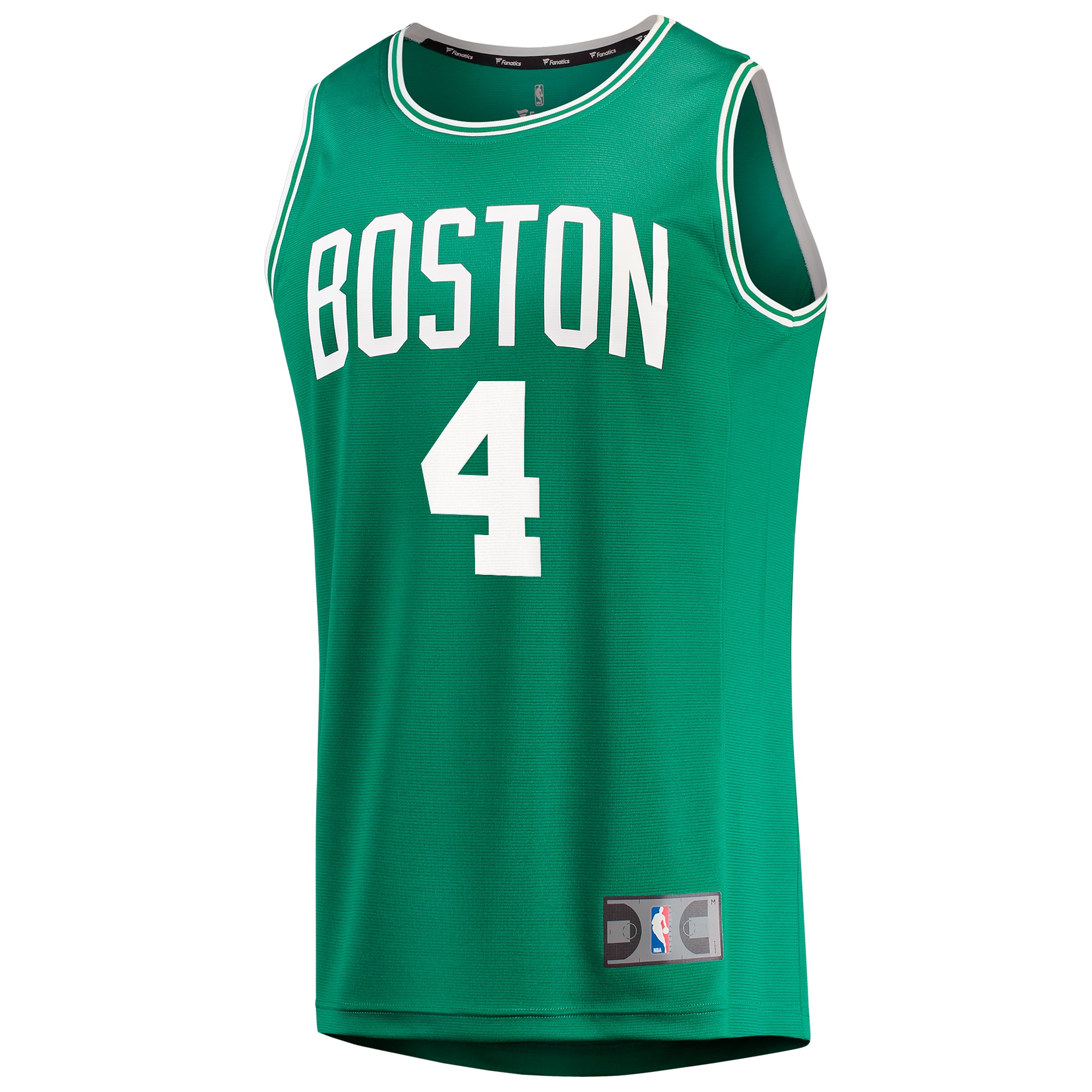 Alternative view of Jrue Holiday Boston Celtics Fanatics Youth 2024 Nba Finals Fast Break Replica Player Jersey - Icon Edition - Kelly Green