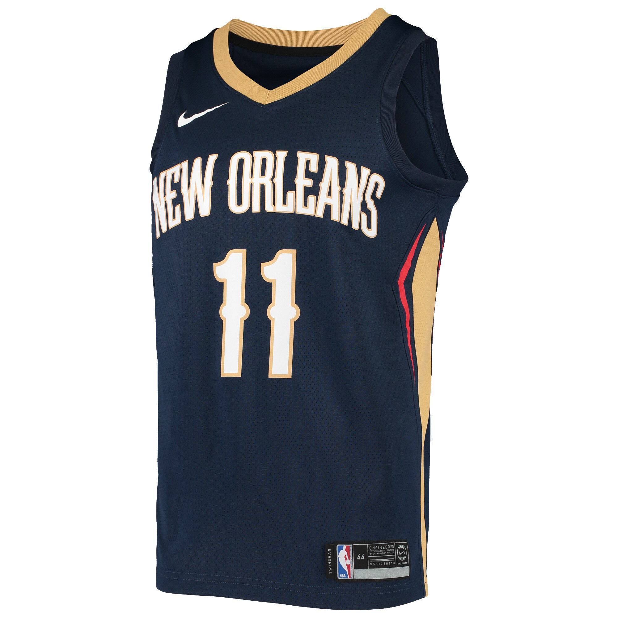 Alternative view of Jrue Holiday New Orleans Pelicans Swingman Jersey – Navy