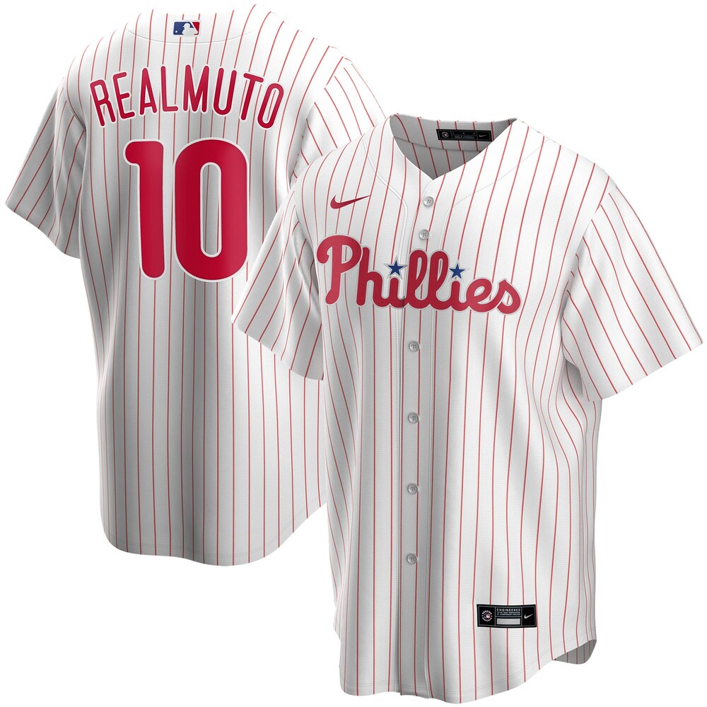 Jt Realmuto Philadelphia Phillies Home 2020 Player Jersey - White Color